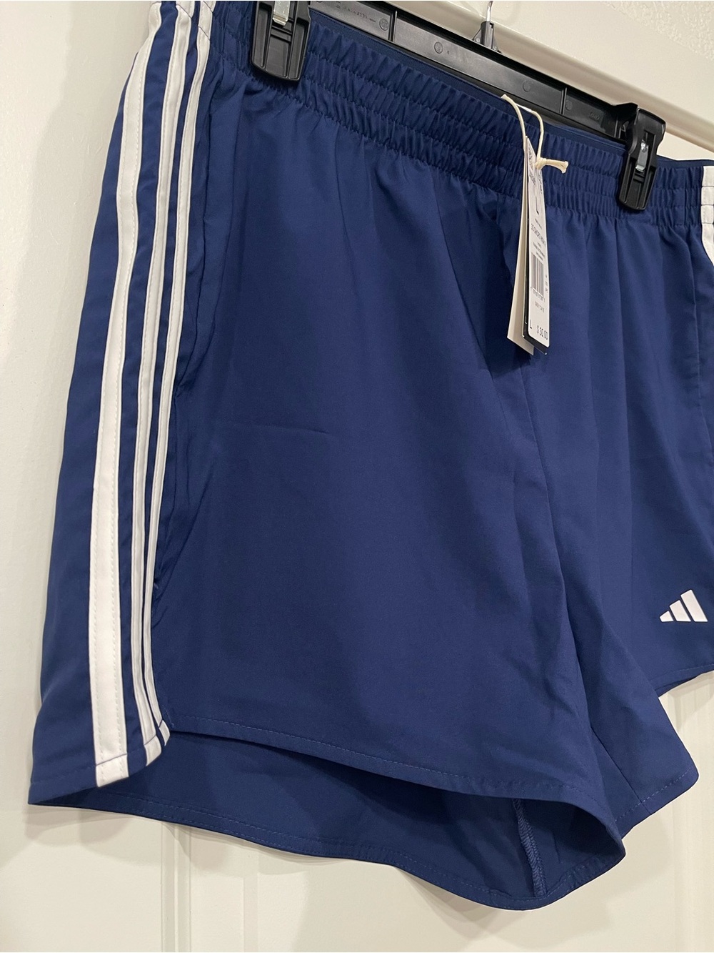 adidas 3-Stripes High-Rise Training Shorts Women's L New with Tags - Picture 4 of 12
